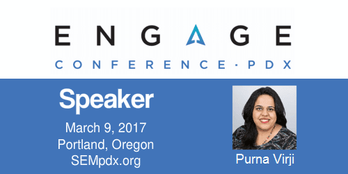 Purna Virji - SEMpdx Engage 2017 Speaker