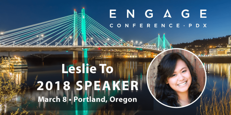 Engage 2018 Speaker - Leslie To